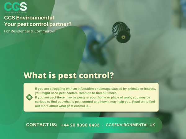 What is pest control?